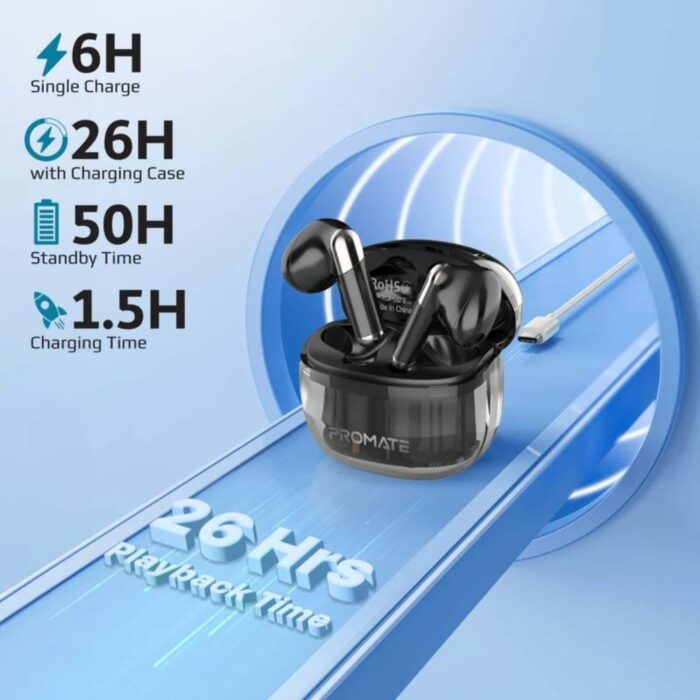 Promate TransPods TWS Earbuds - Image 6
