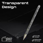 Promate Transpen Transparent Precision Active Stylus Pen with Palm Rejection - Image 4