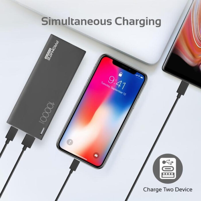Promate Super Slim 10000mAh Power Bank - Image 2