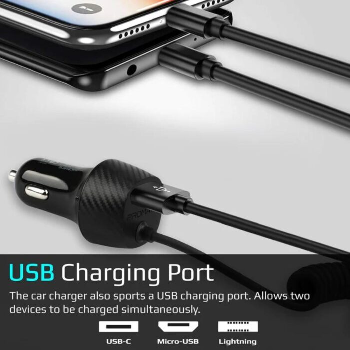 Promate VolTrip-Uni Universal Car Charger 3.4A - Image 4