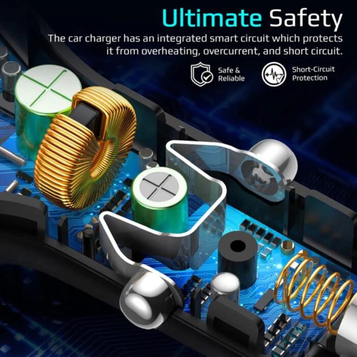 Promate VolTrip-Uni Universal Car Charger 3.4A - Image 6
