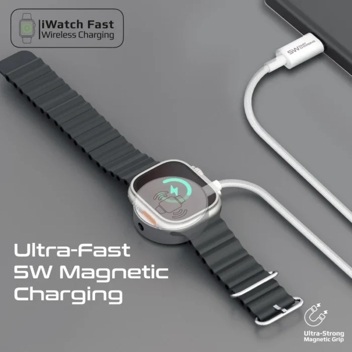 Promate WatchLink-C Apple Watch Charging Cable - Image 3