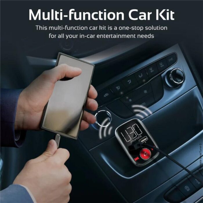 Promate Wireless In-Car FM Transmitter smarTune-3 - Image 6