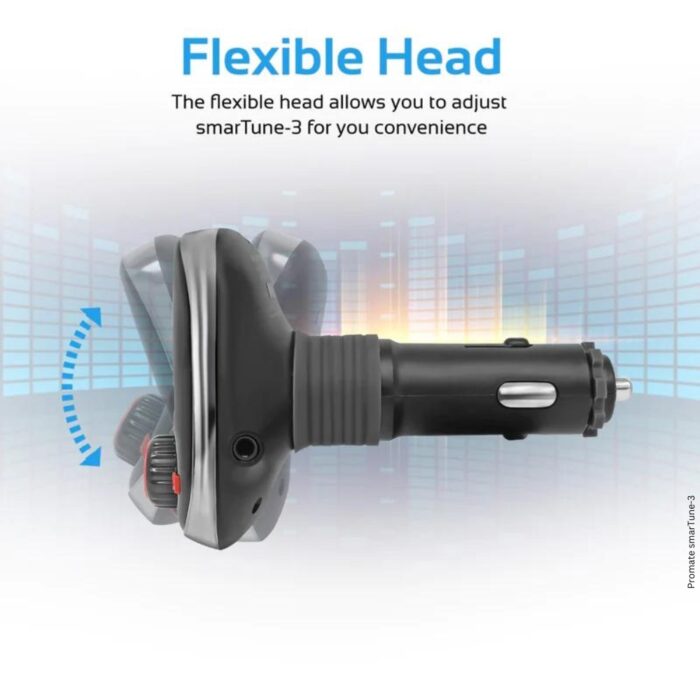 Promate Wireless In-Car FM Transmitter smarTune-3 - Image 8
