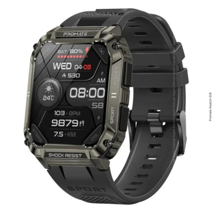 Promate Xwatch-S19 Smartwatch with BT Calling - Image 2