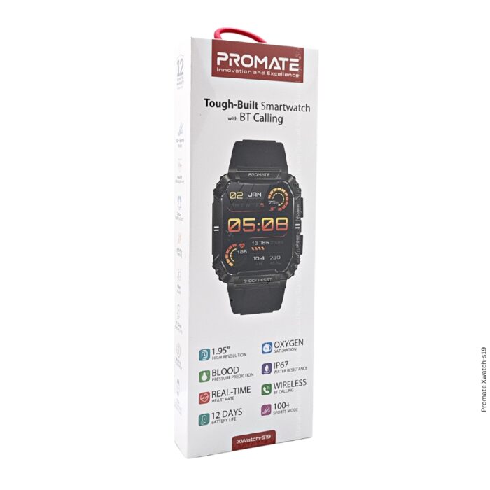 Promate Xwatch-S19 Smartwatch with BT Calling - Image 13