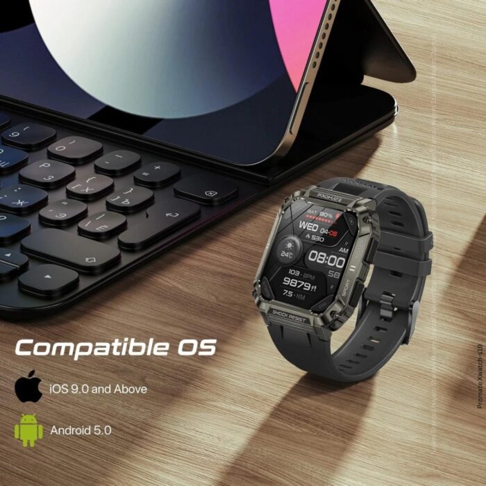 Promate Xwatch-S19 Smartwatch with BT Calling - Image 9