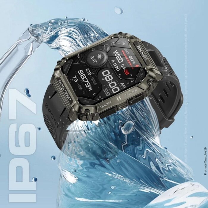 Promate Xwatch-S19 Smartwatch with BT Calling - Image 4