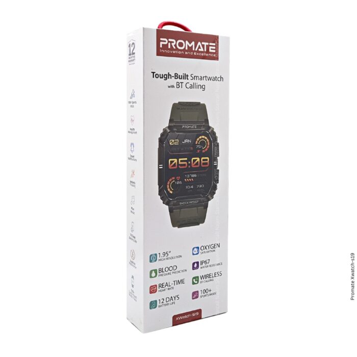 Promate Xwatch-S19 Smartwatch with BT Calling - Image 12