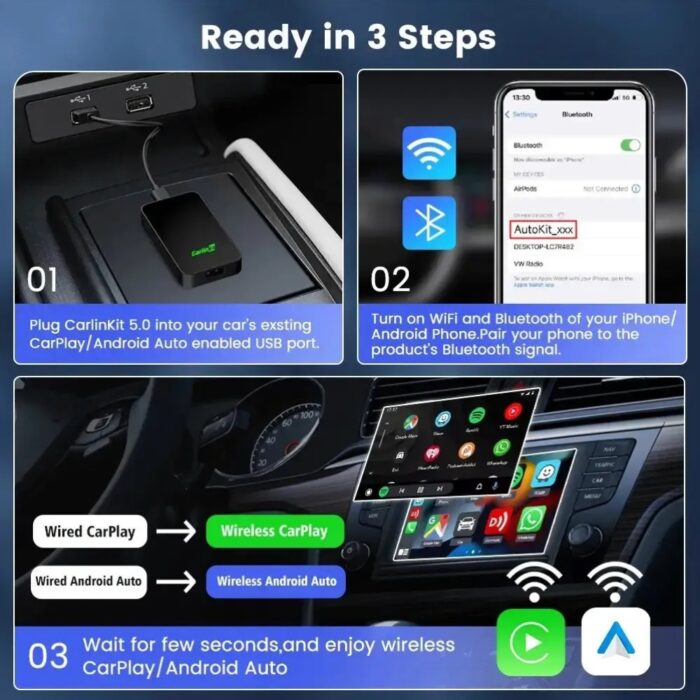 Proove Wireless Car Adapter AA-01 (Android) - Image 3