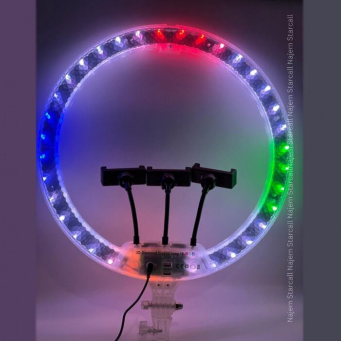 RGB Ring LED 3D-45 With Stand - Image 4