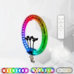 RGB Ring LED 3D-45 With Stand - Image 3