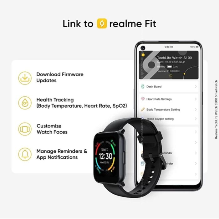 Realme TechLife Watch S100 Smartwatch - Image 7