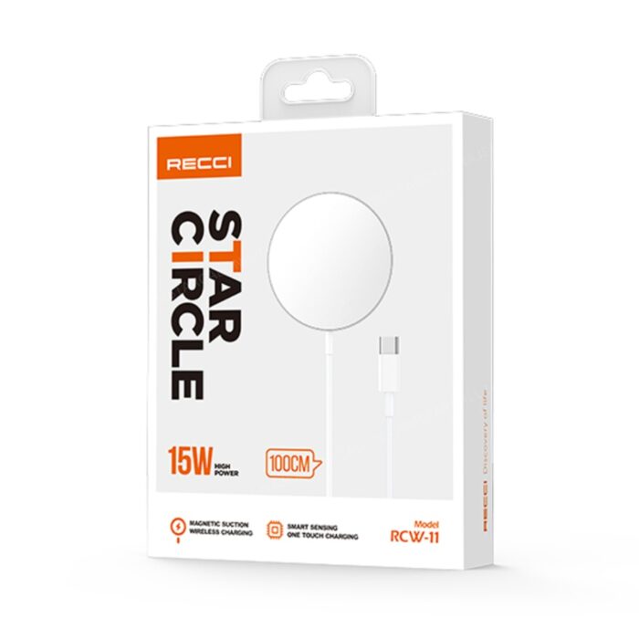 Recci 15W Star Circle Wireless Magnetic Charger RCW-11 - Image 5