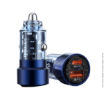 Recci 75W Car Charger Transparent Design RCC-N15