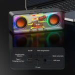 Recci Space Station Portable Bluetooth Speaker RSK-W38 - Image 4