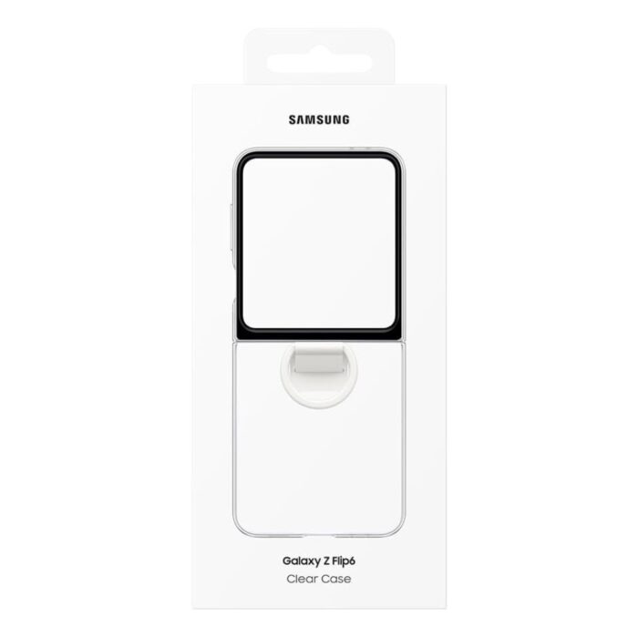 Samsung Galaxy Z Flip 6 Clear Case with Ring - Image 4