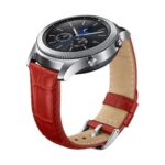 Samsung Gear S3 Alligator Leather Band 22mm Orange Red - Image 2