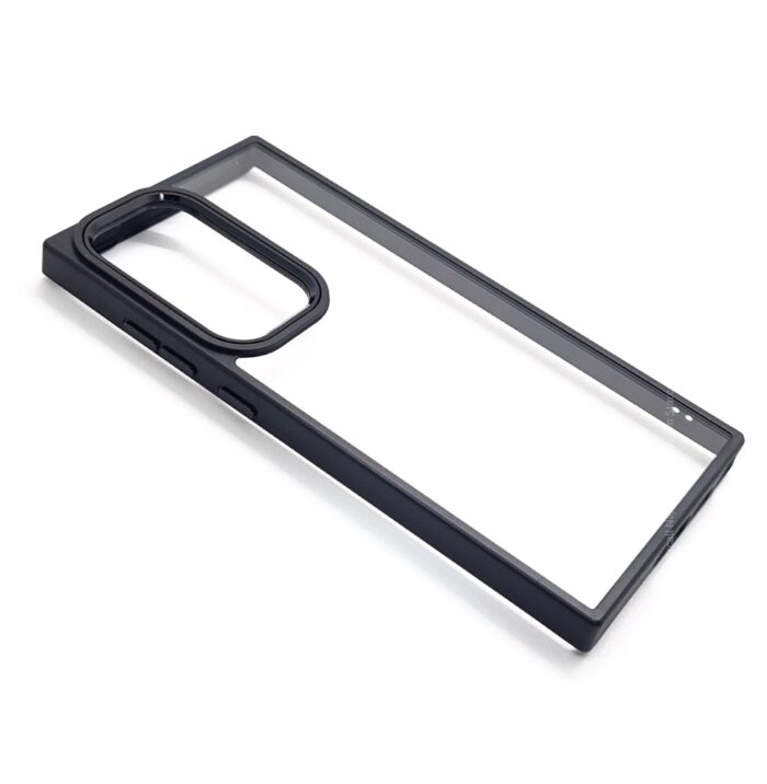 Samsung S22 Ultra Mike Transparent Back Cover with Colored Frame - Image 2