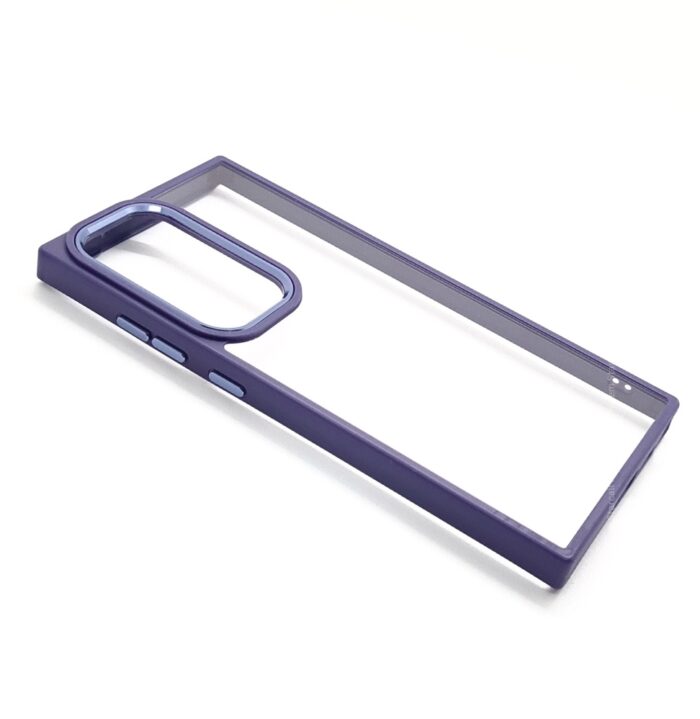 Samsung S22 Ultra Mike Transparent Back Cover with Colored Frame - Image 4