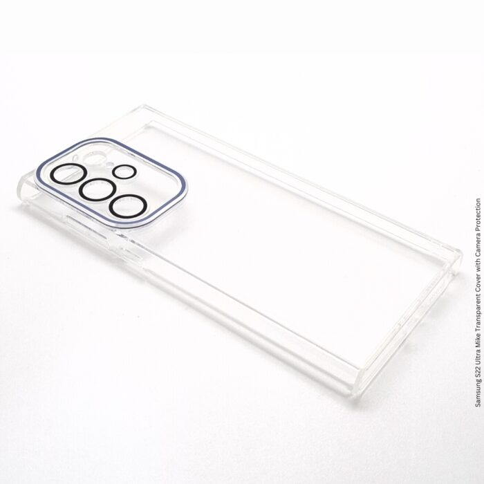 Samsung S22 Ultra Mike Transparent Cover with Camera Protection - Image 3
