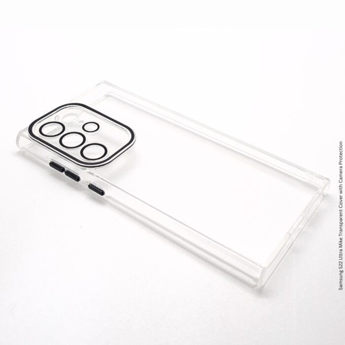 Samsung S22 Ultra Mike Transparent Cover with Camera Protection - Image 2