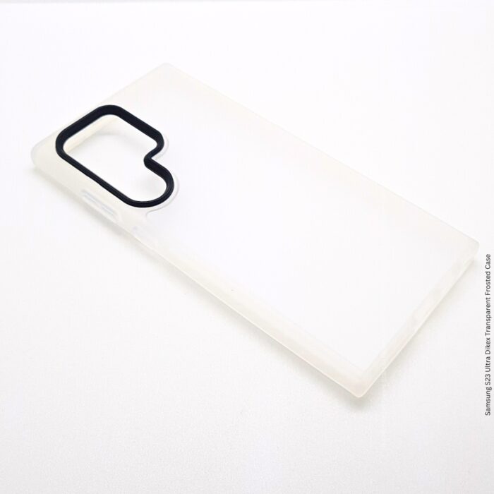 Samsung S23 Ultra Dikex Transparent Frosted Case - Image 3