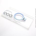Samsung S23 Ultra Mike Magnetic Stand Transparent Cover with Camera Protection - Image 3