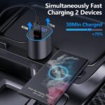 Samsung Super Fast Dual Car Charger (45W + 15W) - Image 4