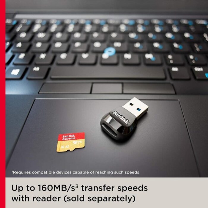 SanDisk 256GB 190MBs Extreme MicroSDXC UHS-I Memory Card - Image 5