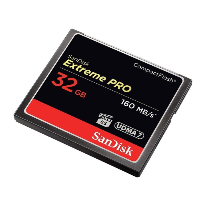 SanDisk 32GB Extreme PRO CompactFlash Memory Card 160MBs - Image 3