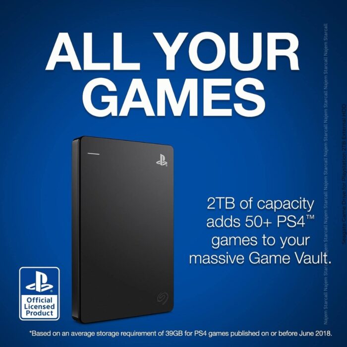 Seagate Game Drive for Playstation 2TB External HDD - Image 5