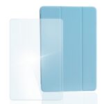 Silicone Flip Case Stand with Tempered Film for infinix XPad