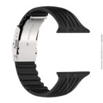 Silicone Strap Butterfly Buckle Band For Apple Watch 42 44 45 49mm - Image 5