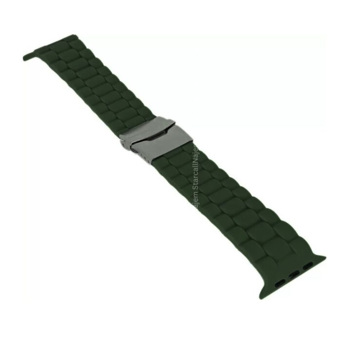 Silicone Strap Deployment Clasp Buckle for Apple Watch 38 40 41mm - Image 4