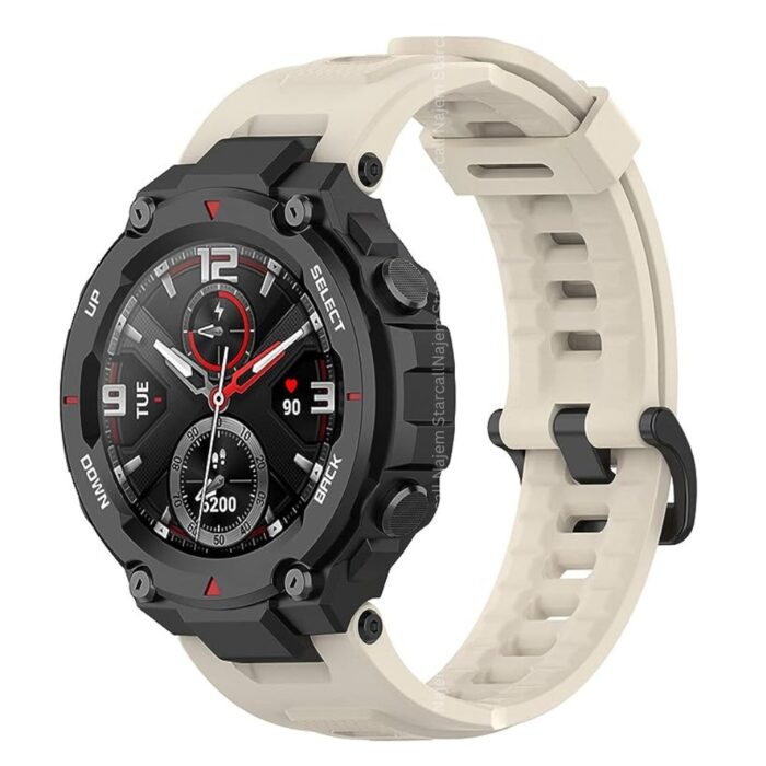 Sport Silicone Replacement Strap Wristband for Amazfit T-Rex Pro Smartwatch - Image 4