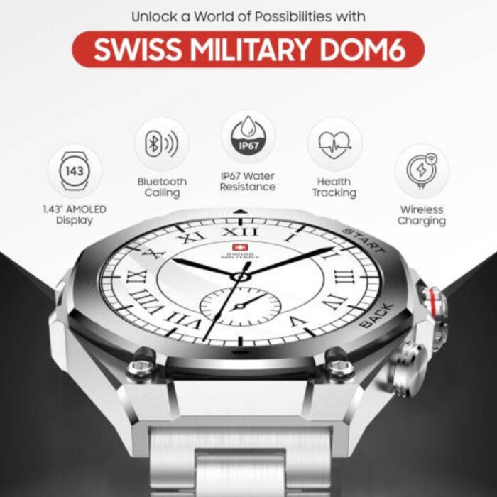 Swiss Military Dom 6 Smartwatch - Image 5