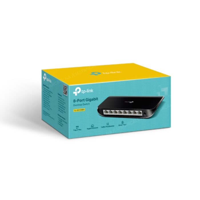 TP-Link 8 Port Gigabit Desktop Switch TL-SG1008D - Image 3