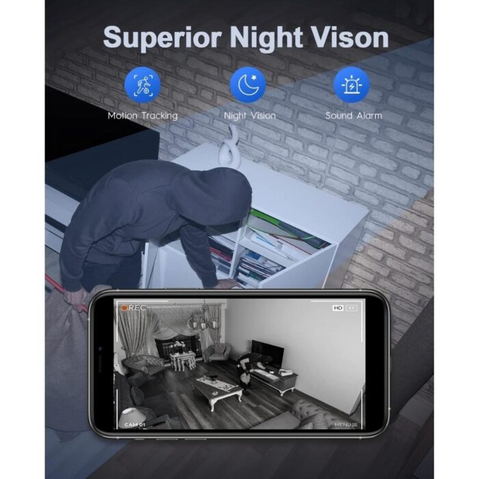 Tecno 2K Indoor Wifi Security Camera TH300 - Image 4