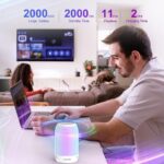 Tecno Square S2 Portable Night Light Bluetooth Speakers with Microphone - Image 4