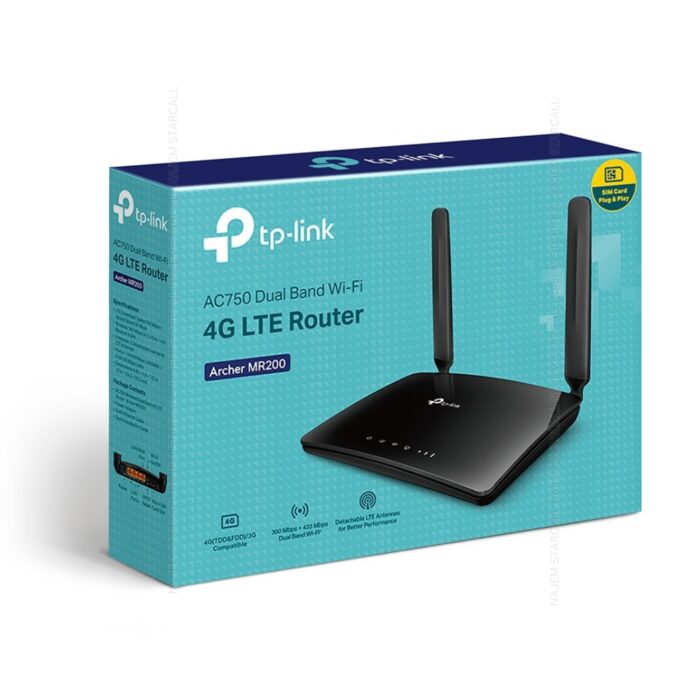 Tp-Link AC750 Wireless Dual Band 4G LTE Router MR200 - Image 7