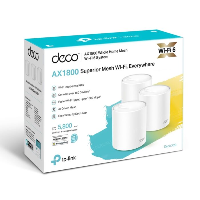 Tp-Link Deco X20 AX1800 Wifi 6 Mesh System 3 Pack - Image 8