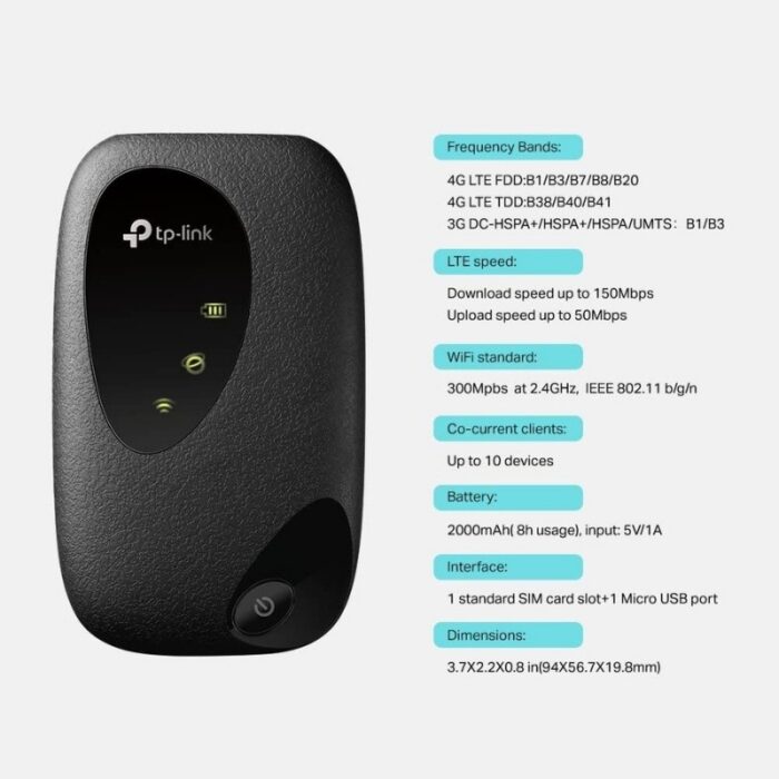 Tp-link 4G LTE Mobile WiFi - M7200 - Image 2
