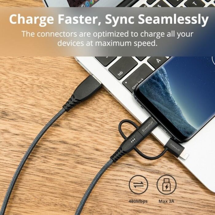 Tronsmart 3 in 1 Cable 1.2m - Image 5