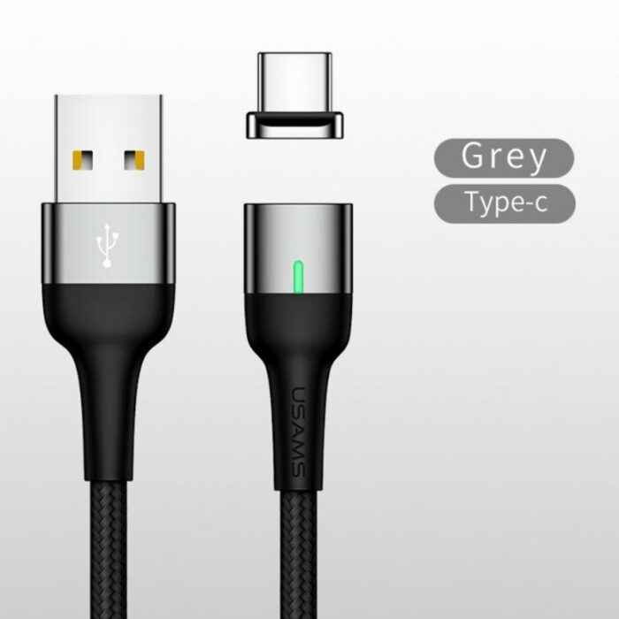 USAMS Type-C Magnetic Charging Cable - Image 4