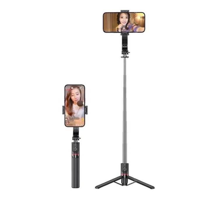 USAMS Wireless Selfie Stick With Tripod - Image 4