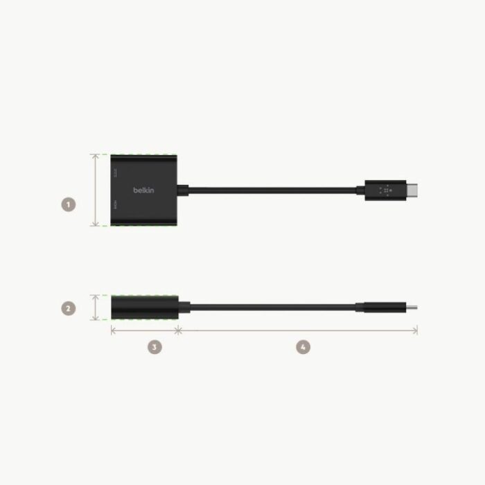 Belkin USB-C to HDMI + Charge Adapter - Image 4
