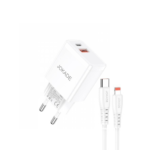 Jokade Dual Port Charger Set Type C to Lightning
