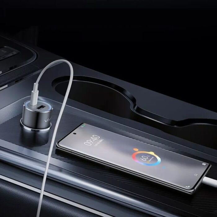 Vivo 80W Dual-Port Car Charger - Image 5