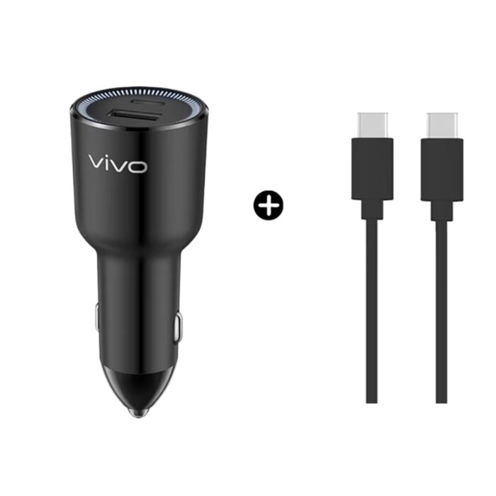 Vivo 80W Dual-Port Car Charger - Image 2